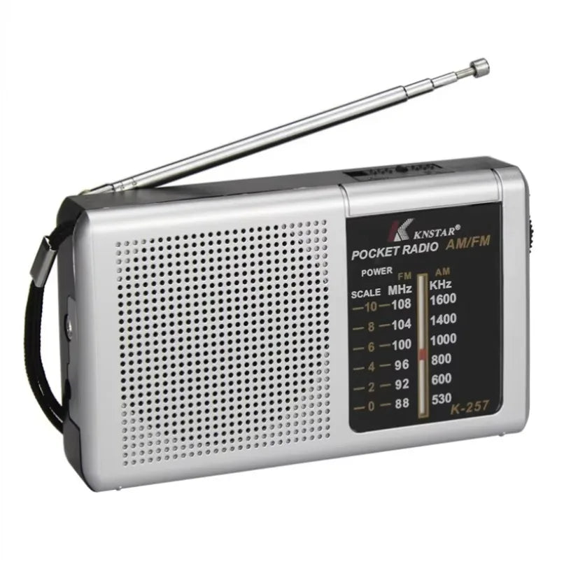SW/AM/FM Battery Operated Telescopic Antenna Digital Radio Built-in Speaker Portable Mini Radio for Indoor Outdoor Emergency Use Oasis Select