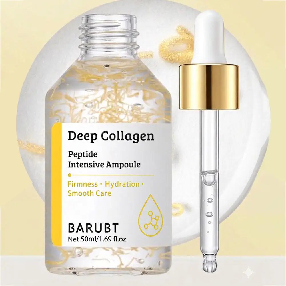 Korean Silk Collagen Essence Serum Deep Peptide Intensive Revitalizing Face Cream Anti-Wrinkle Firming Lifting Skin Care 40/50ml Oasis Select