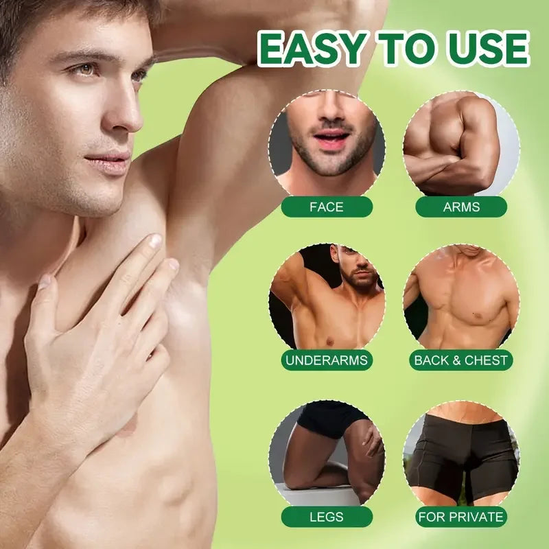 YUITIKUE Men's Hair Removal Cream – Sensitive Skin 100g