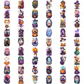 54pcs Halloween Pumpkin Temporary Tattoos – Waterproof Stickers
