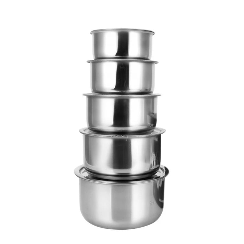 Stainless Steel Soup Pot Stock Pot Set With Lid Kitchenware Stew Pot Cooking Tools Cookware Oasis Select