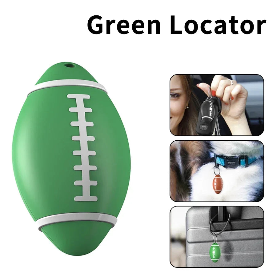 Smart Bluetooth Anti-lost Device Mini GPS Tracker Find My APP Anti-Lost Locator for iPhone IOS Wallet Dog Cat Tracking Finder Oasis Select Green