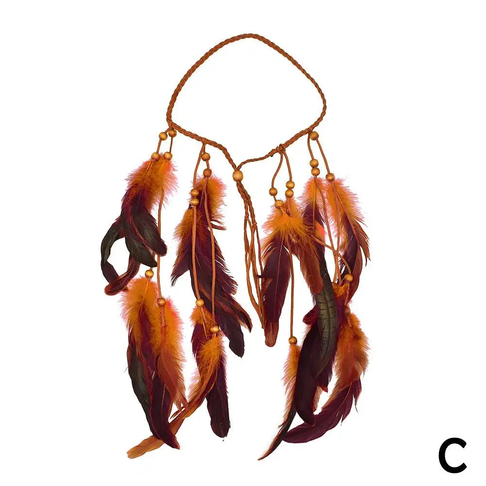 Bohemian Feather Headband – Carnival Costume & Festival