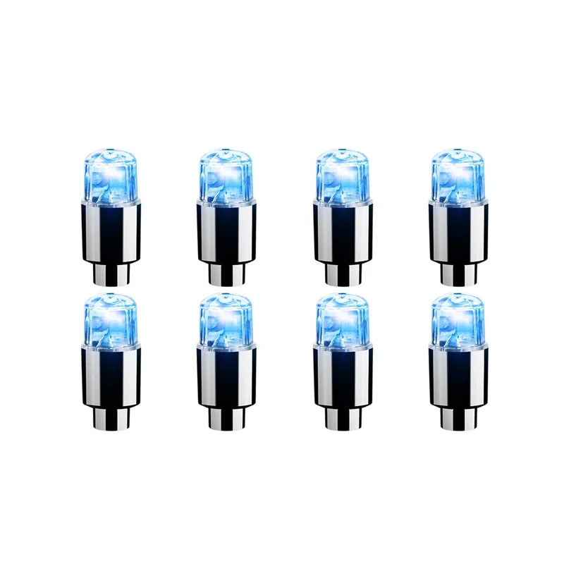 2 4 Tire Valve Cap Lights Durable Car Air Caps Motorcycles Bicycles
