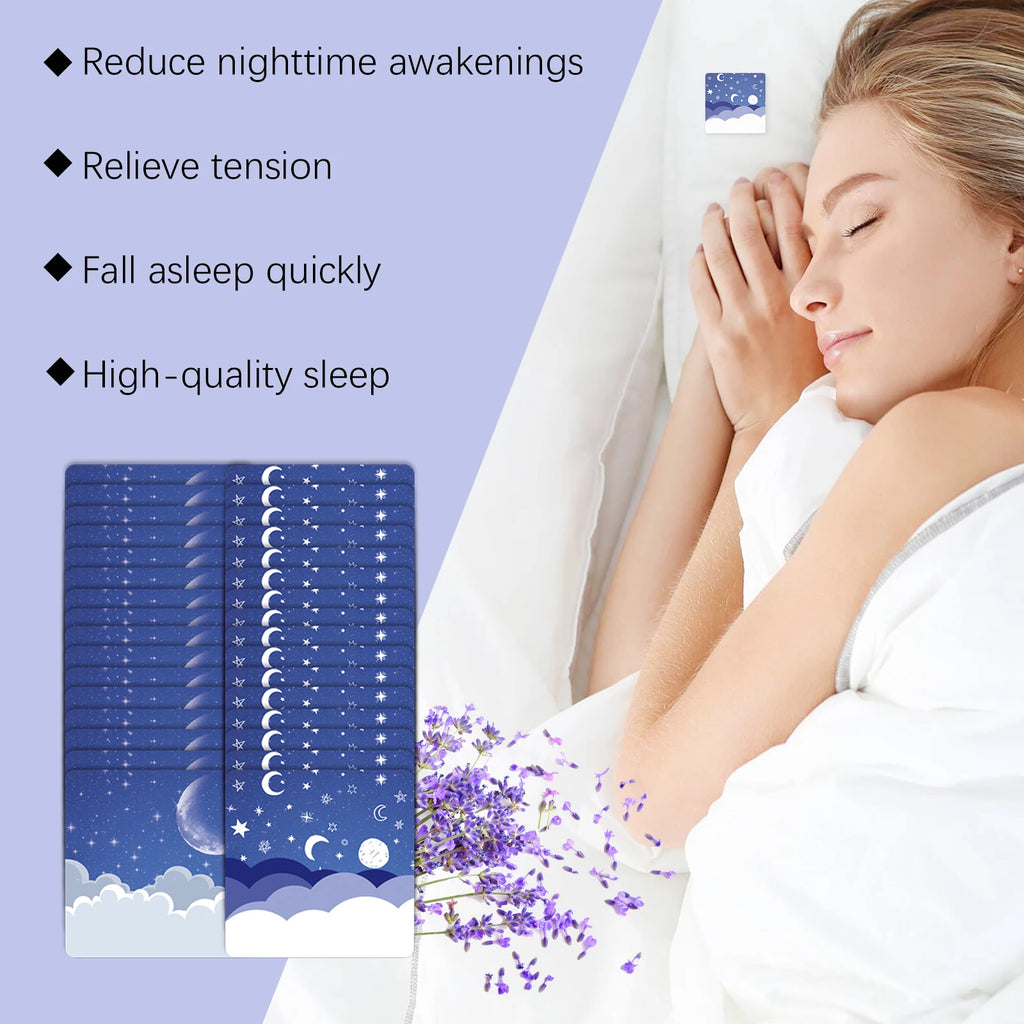 WOODSLEEP Magnesium Night Patch – Lavender Sleep & Stress Aid Sleep Aid Patch Oasis Select