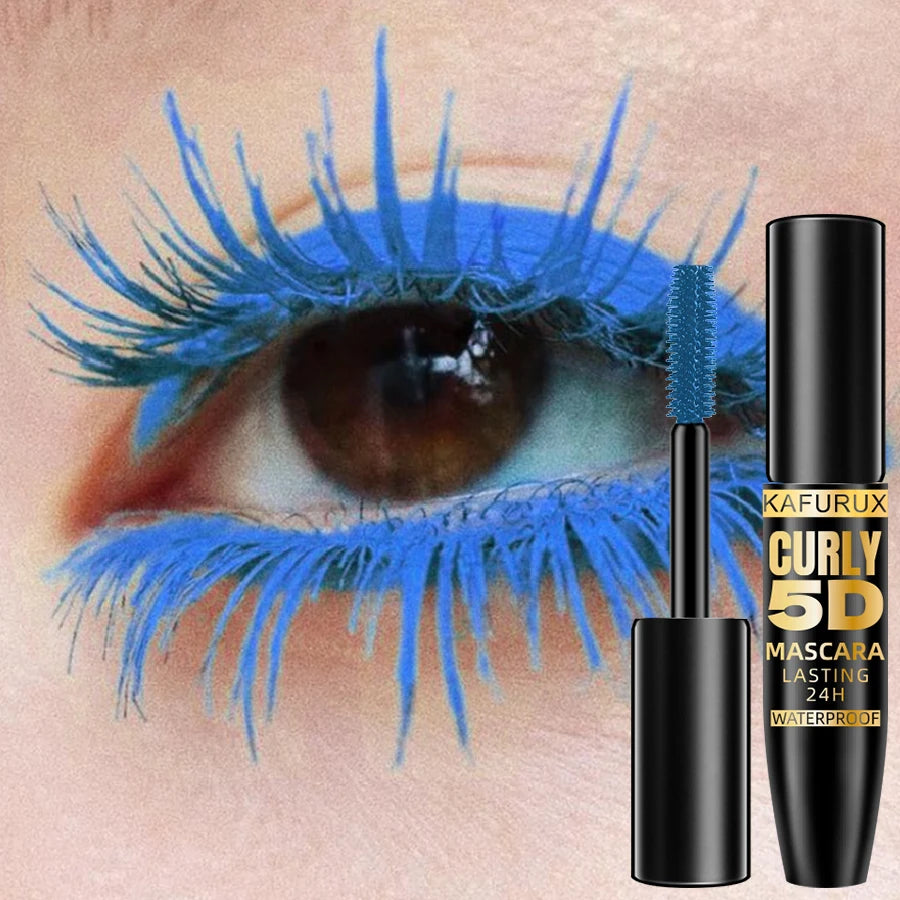 KAFURUX 5D Waterproof Mascara – Volume, Curl & 9 Colors