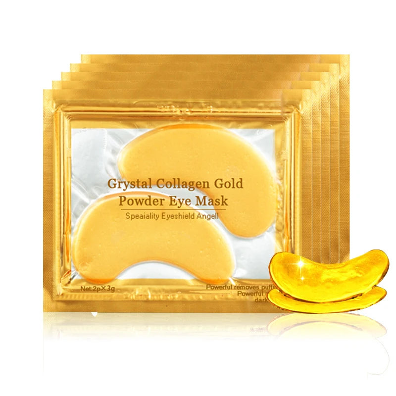 BIOAOUA 50 Pairs Gold Collagen Eye Patches – Dark Circles & Bags Collagen Eye Mask Oasis Select