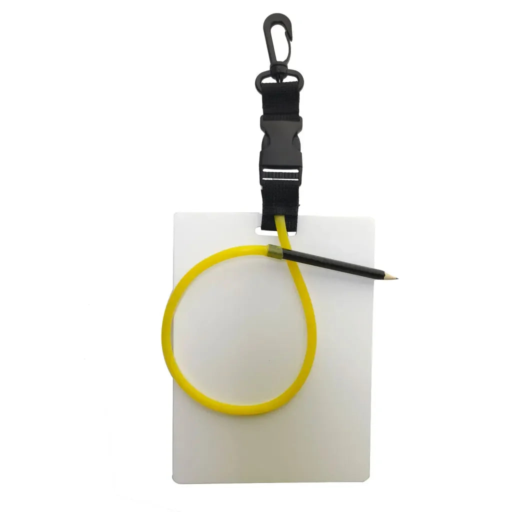 1 Page Scuba Diving Writing Slate Underwater Wordpad Underwater Diver Communication Gear Diving Logs with Pencil Oasis Select