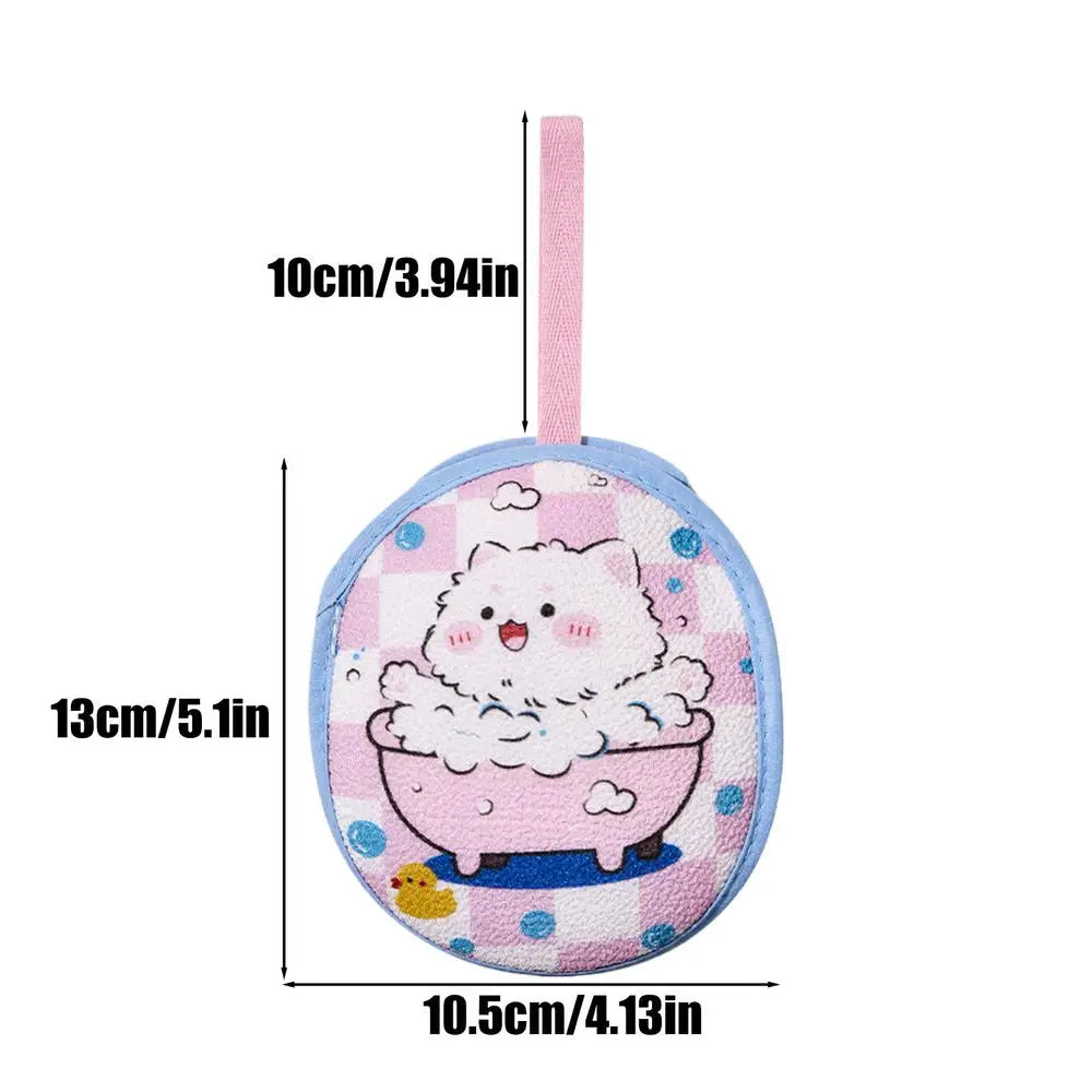 Soap Foaming Net Mesh Pouch with Lanyard Fast Foaming Shower Travel Holder Net Bath Flower Scrubbing Bathroom Accessories Oasis Select Pink