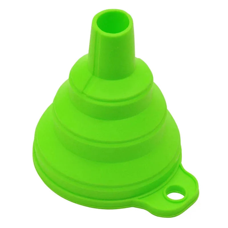 1/2pcs Foldable Funnel Silicone Foldable Portable Funnel For Fuel Funnel Beer Oil Kitchen Accessories Tools Free Delivery Oasis Select