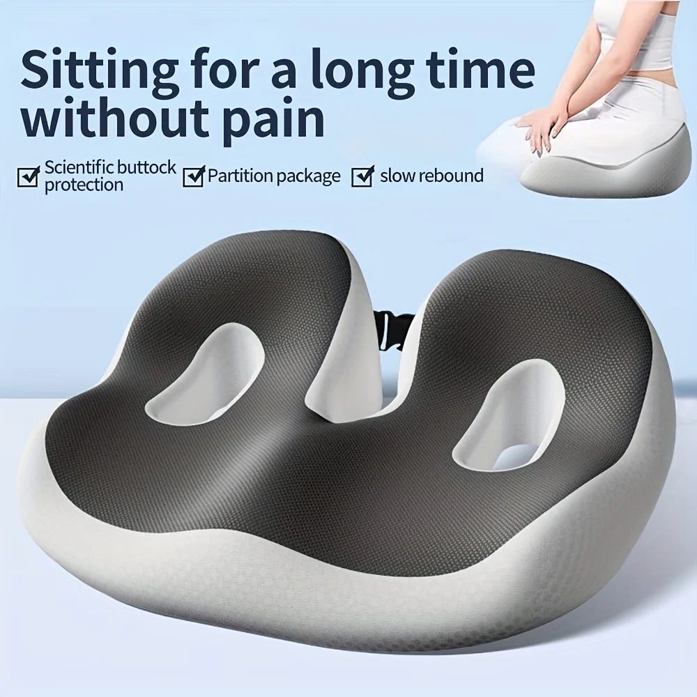 Memory Foam Soft Seat Cushions Comfortable Elastic Support Pillow Car Seat Cushion for Car Office Tea Table Chair Mat Oasis Select