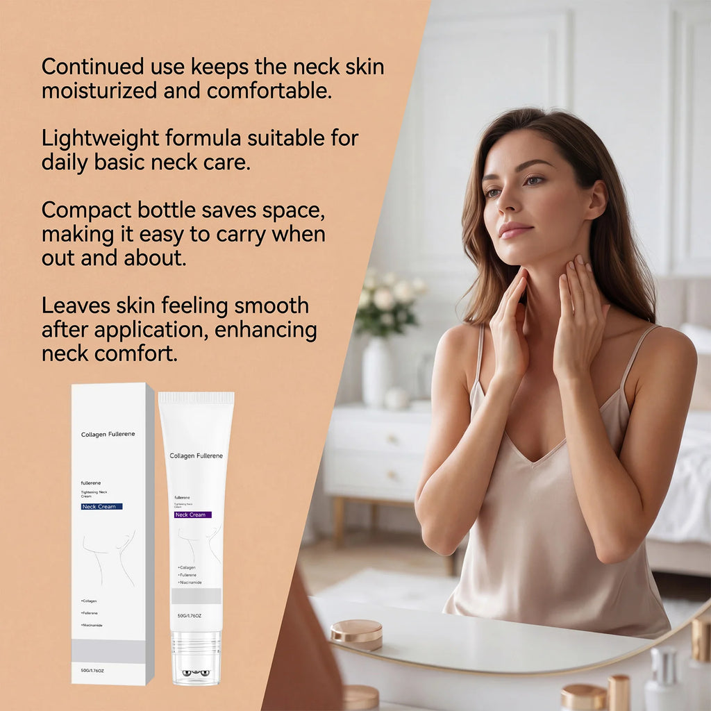 1/2/3/4Pc Collagen Elastic Firming Neck Cream,Moisturizing Massage Rejuvenate Cream,Reduce Neck Lines Tightening Smooth Skincare Oasis Select