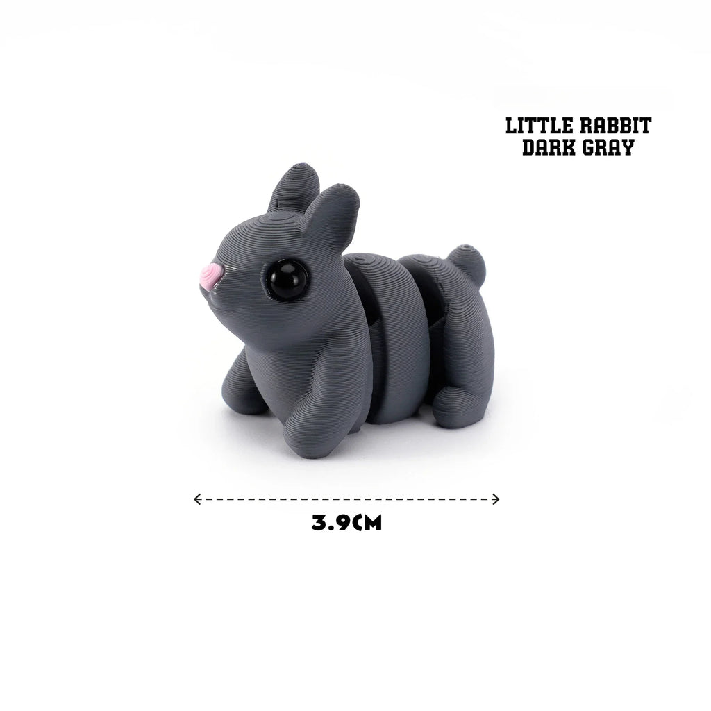 3D Printed Mini Animals Multi-Joint Rotatable Fidget Toys Office Desk Decoration Home Decor Animal Model Figurine Kid Gift 피규어 Oasis Select rabbit