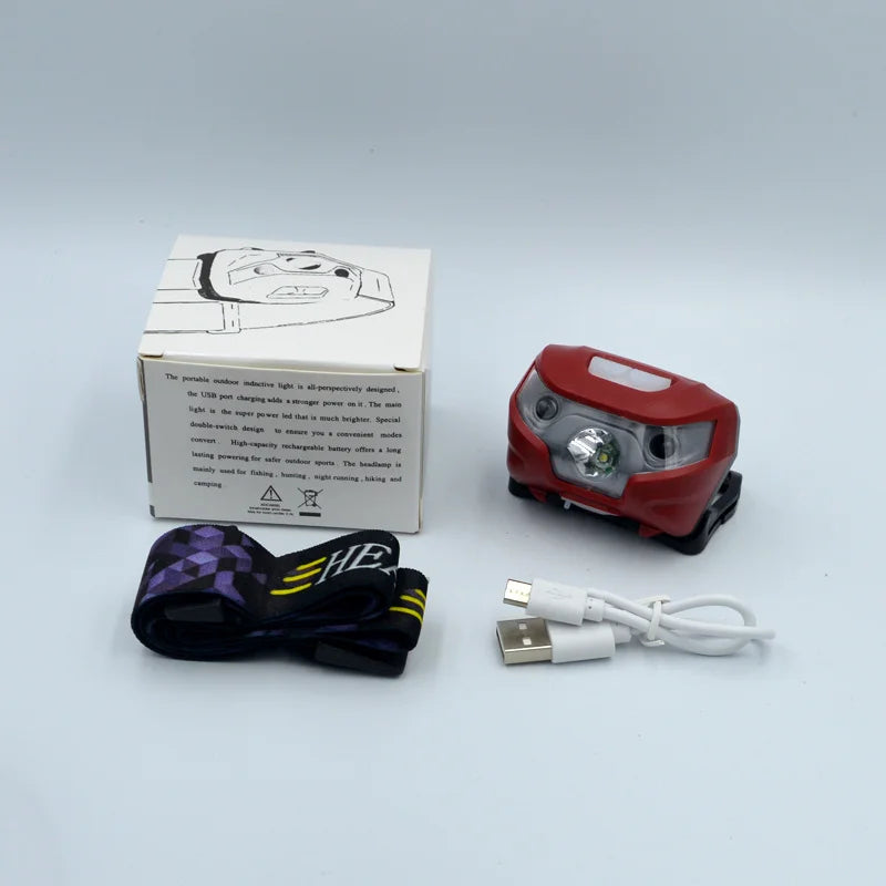 SHINEKNOT LED Rechargeable Headlamp | Smart Sensor, Waterproof