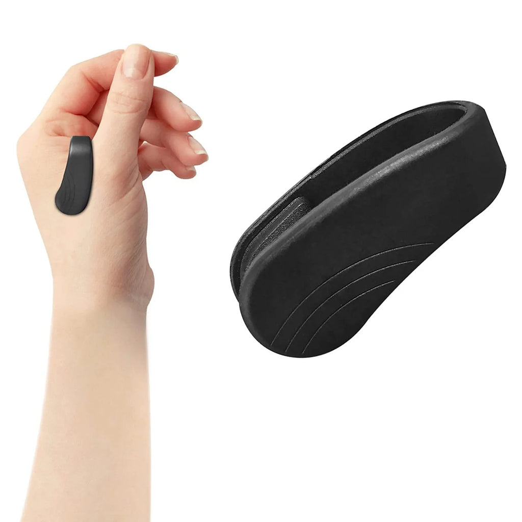 Finger Joint Hand Massager Wearable Acupressure Massager Headache Relief Tension Relief Relieving Head Pain Acupressure Clip Oasis Select Black One Size