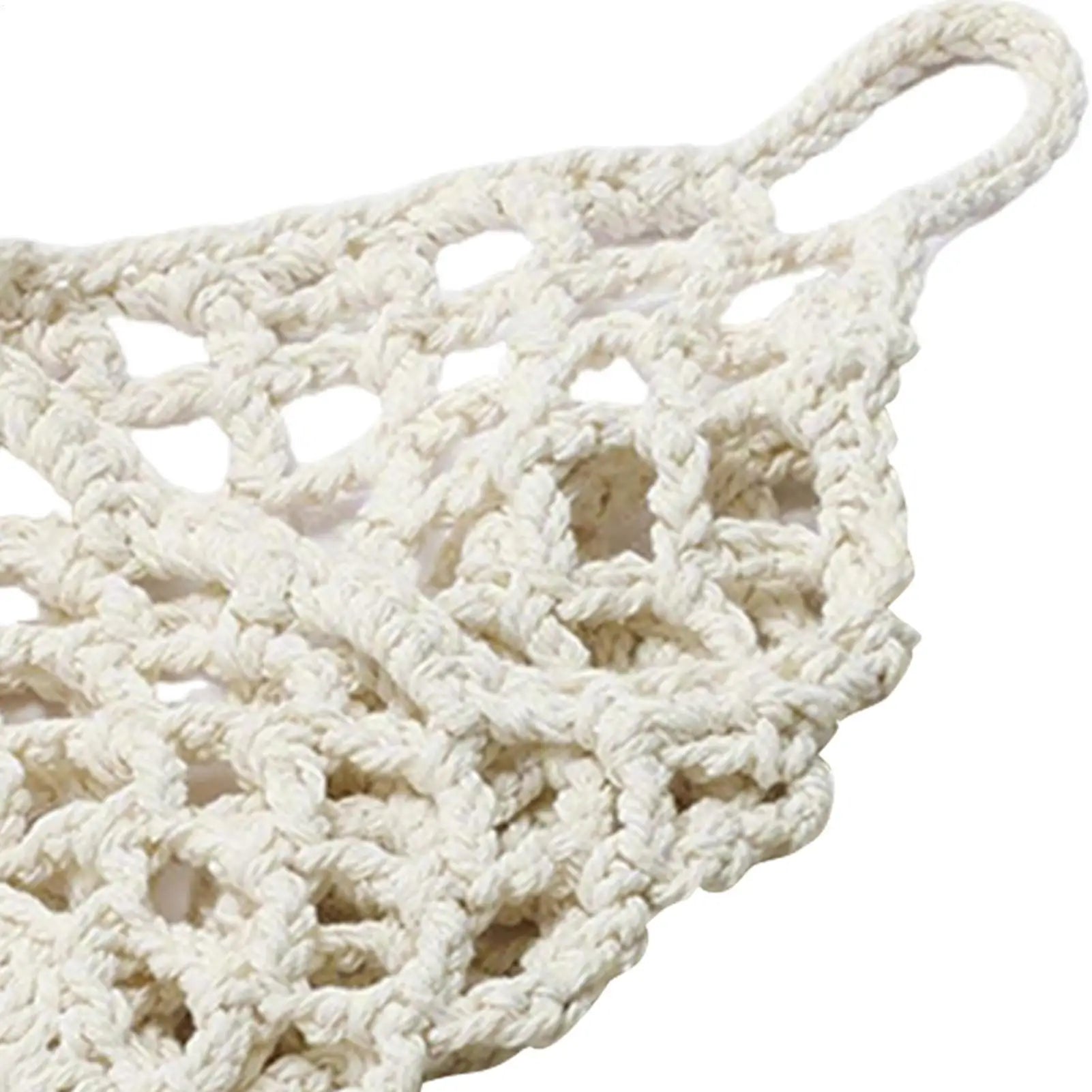 1PC Macrame Plant Hanger Handmade Breathable Storage Net Woven Plant Basket For Living Room Dorm Farmhouse Indoor Outdoor Garden Oasis Select