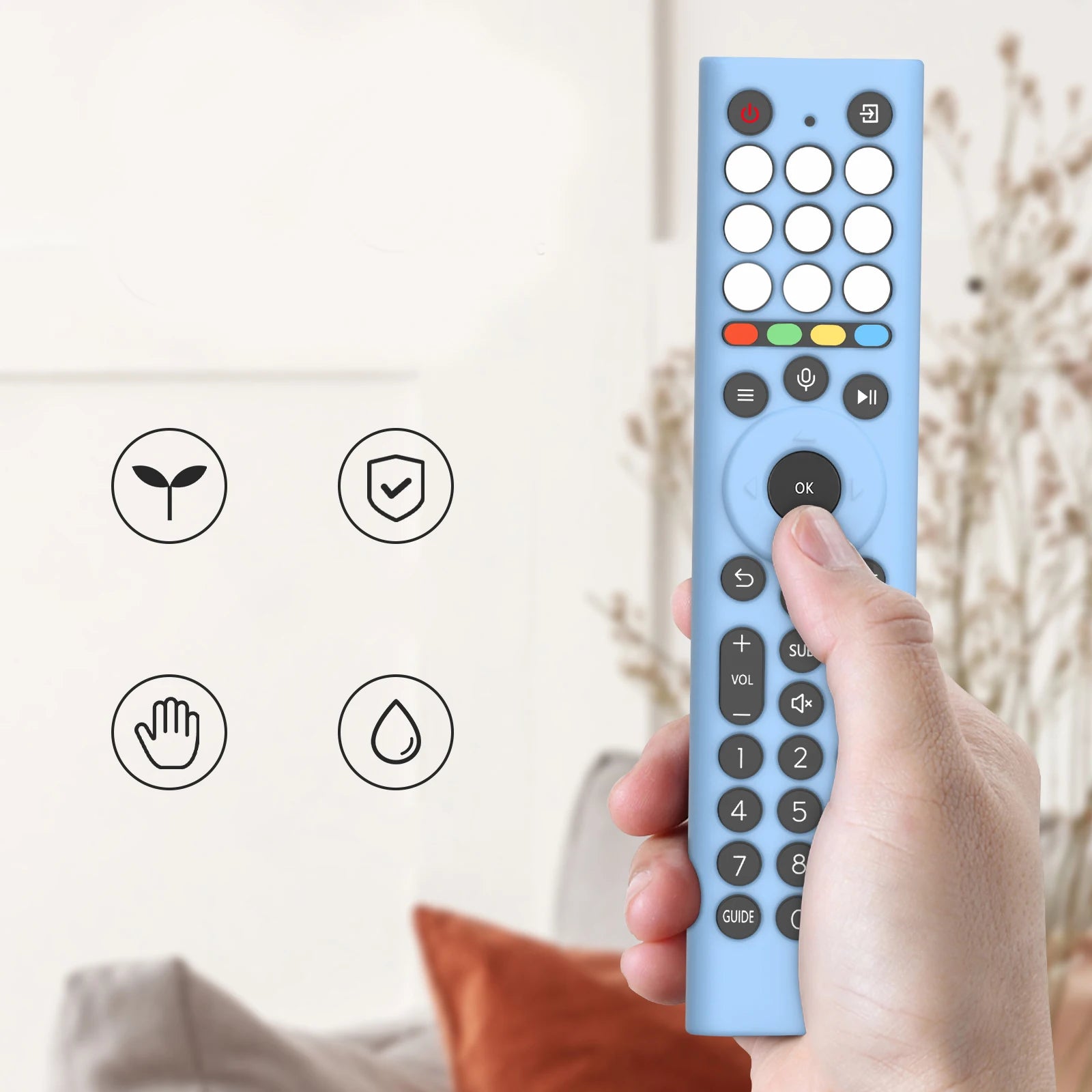 Hisense ERF2K38H Remote Silicone Case – Anti-Scratch Cover Remote Control Case Oasis Select