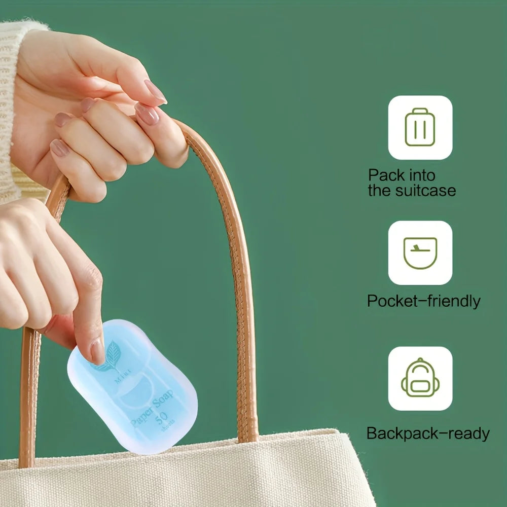 Ultimate Portable Paper Soap Sheets For Outdoor Travel， disposable hand washing travel soap Oasis Select