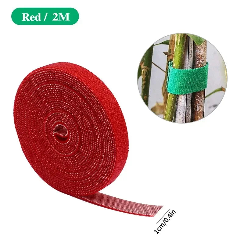 Green Garden Twine Plant Ties Nylon Plant Bandage Garden Hook Loop Bamboo Cane Wrap Support Garden Accessories Oasis Select 1pc One size fits all