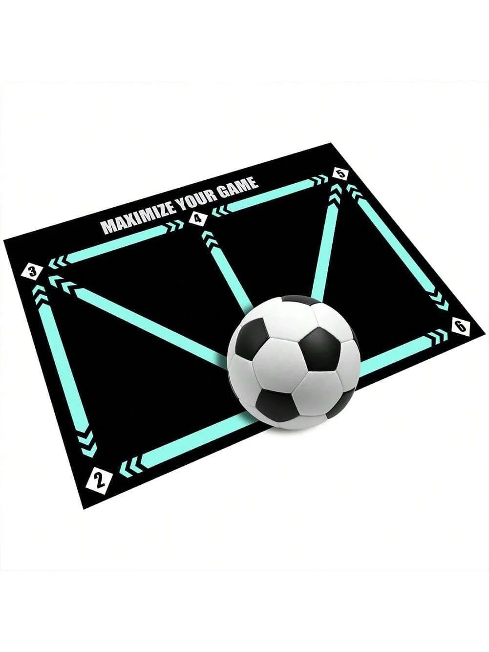 Soccer ball control training mat | Stable and silent rubber base | Digital Guidance Design | Improve ball sense, daily training Oasis Select