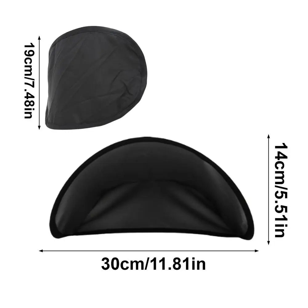 Car Phone Sun Shade Foldable Anti-Glare Cover Car Phone Sun Shield for Automotive SUV Dashboard Driving Navigation Sun Shade Oasis Select Black 1PC