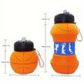 Foldable Leakproof Water Cup Mug, Portable Collapsible Bottle for Kids School, Basketball Football Golf Tennis Outdoor Sports Oasis Select A5