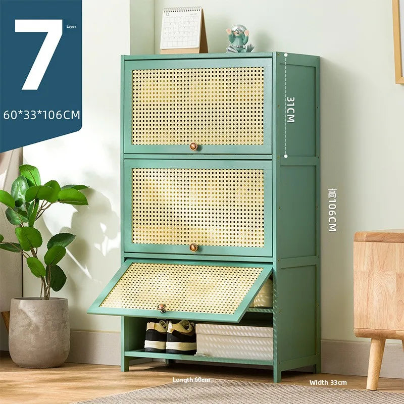 Shoe rack large-capacity economical simple household door shoe cabinet dormitory dormitory good-looking dust-proof Oasis Select seventh floor 60