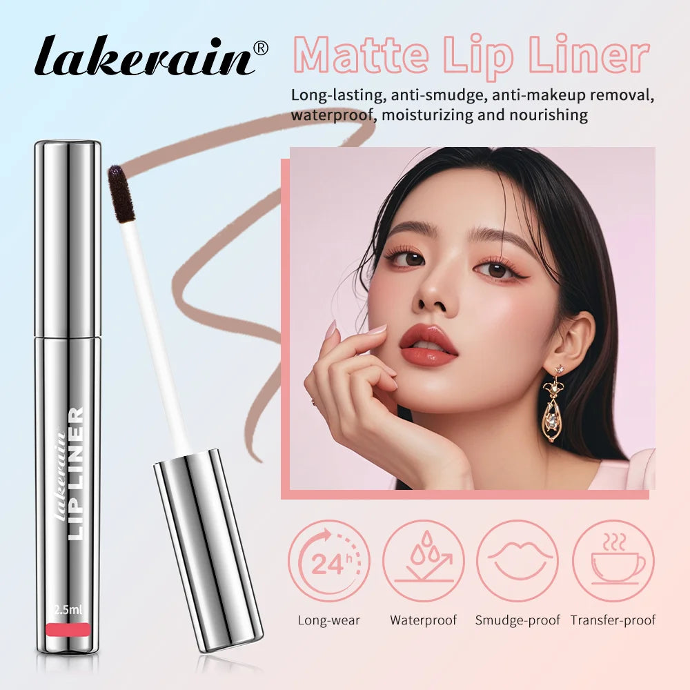4colors Lip Liner Tattoo Matte Peel Off Enhance Lips Lip Liner Waterproof Long Lasting Moisturizing Lips Gloss Tattoo Cosmetics Oasis Select