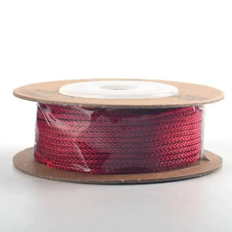 110meters 1mm Cotton Thread Hand Woven Cotton Wire/Cord/String/Rope for Braiding Bracelets Crafts Gift Box Packaging Oasis Select Burgundy 205 1.0mm 11m