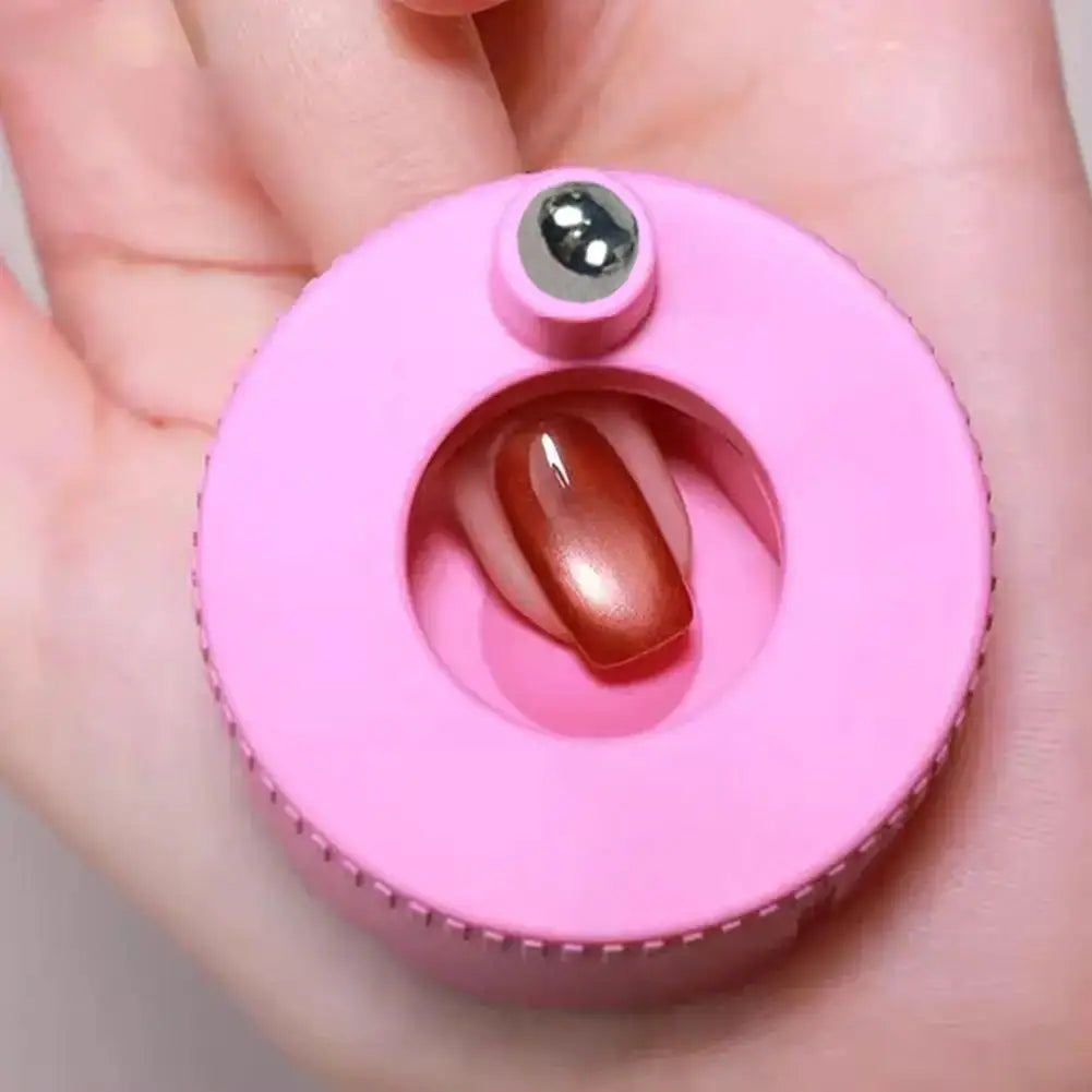 360° Rotating Cat Eye Nail Magnet – Glass Bead & Wide Light Nail Art Magnet Tool Oasis Select