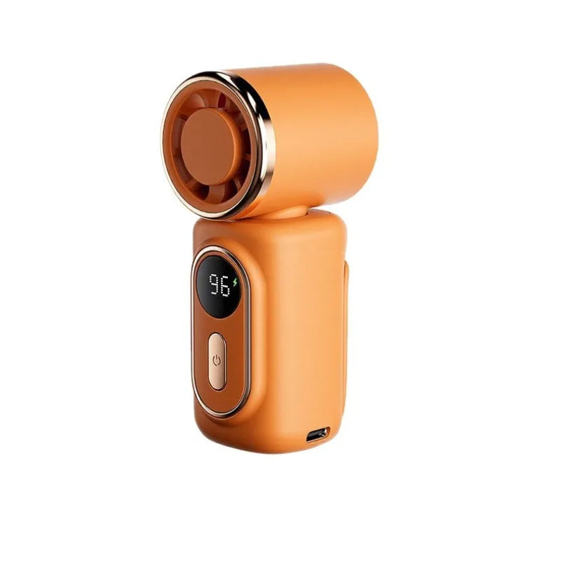 New Mini Portable High Speed Handheld Fan Stepless Speed Regulation Strong Wind Summer Outdoor Small Fan Oasis Select