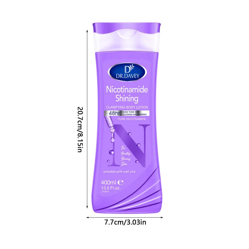DR.DAVEY Nicotinamide Body Lotion – Hydrating Family Pack