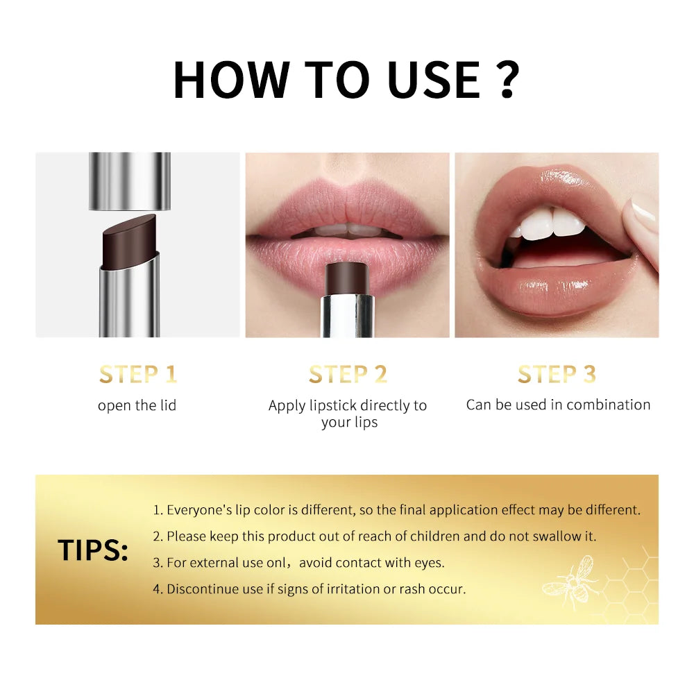 Long Lasting Moisturizing Lipstick Natural Lip Plumper Makeup Lip Plumping Gloss Cosmetics Exfoliating For Lip Care Product Oasis Select