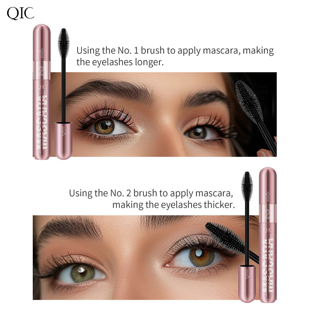 QIC 4D Mascara – Waterproof, Volumizing & Lengthening