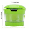 Multi-functionGarlic Press Stainless Steel Garlics Cutting Cooking Vegetables GarlicChopper Home Kitchen Gadgets Accessory Oasis Select green