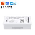 12V-24V Smart Tuya WiFi LED Controller Dimmer Single Color/CCT/RGB/RGBW/RGBCCT LED Strip Controller APP Control for Alexa Google Oasis Select RGBW Controller