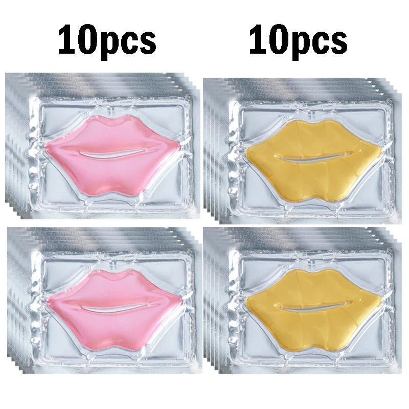 BIOAOUA Crystal Collagen Lip Mask – Plump & Moisturize Lips Collagen Lip Mask Oasis Select Each 10pcs