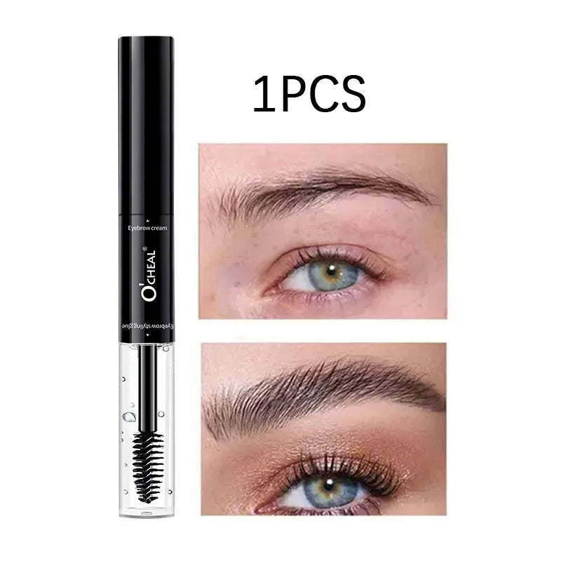 Dual-Head Waterproof Eyebrow Dye – Natural 3D Brow Cream Eyebrow Dye Cream Oasis Select 1PCS