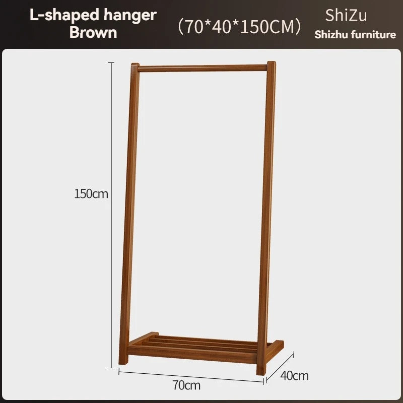 Clothes Hanger, Floor To Ceiling, Bedroom, Small Clothes Hanger, Simple Bedside, Indoor Household, Dormitory, Temporary Clothes Oasis Select 70-40-150cm