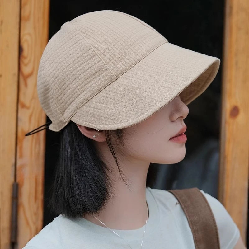Summer Solid Color Bucket Hat for Women UV Protection Outdoor Sports Hat Casual Sun Hat Gift Lightweight Sun Protection Face Oasis Select