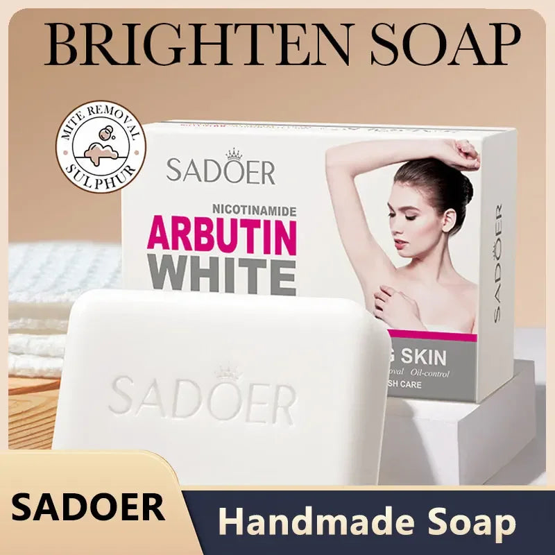 Sadoer Niacinamide Arbutin Brightening Facial Soap | Face & Body Brightening Facial Soap Oasis Select Default Title
