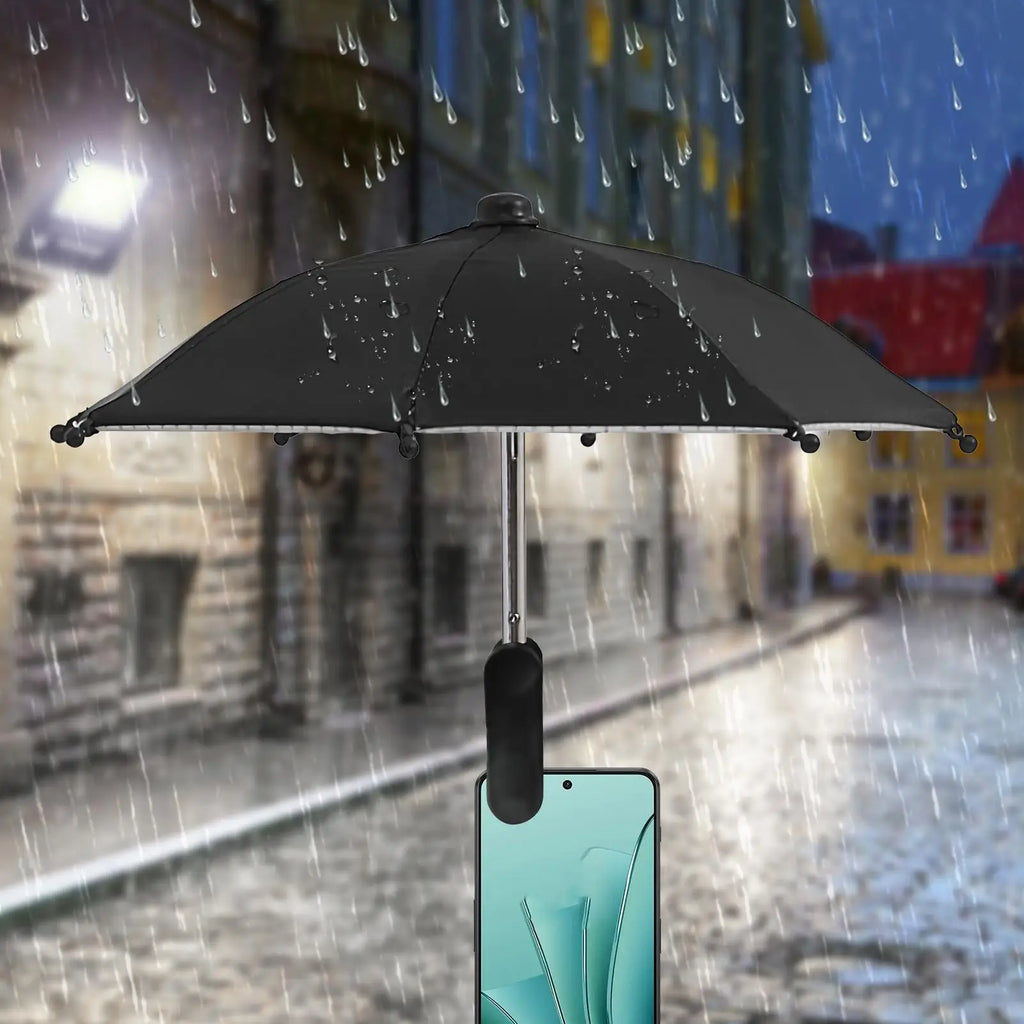 Mobile Phone Holder Sunscreen Umbrella Clip Outdoor Mobile Phone Fixed Umbrella Rain Parasol Mobile Phone Anti-Reflective Oasis Select