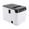 80mm Receipt Printer ESC/POS Thermal Printer Desktop Direct Print USB+LAN Connection High Efficiency with Auto Cutter LargePaper Oasis Select WHITE US Plug