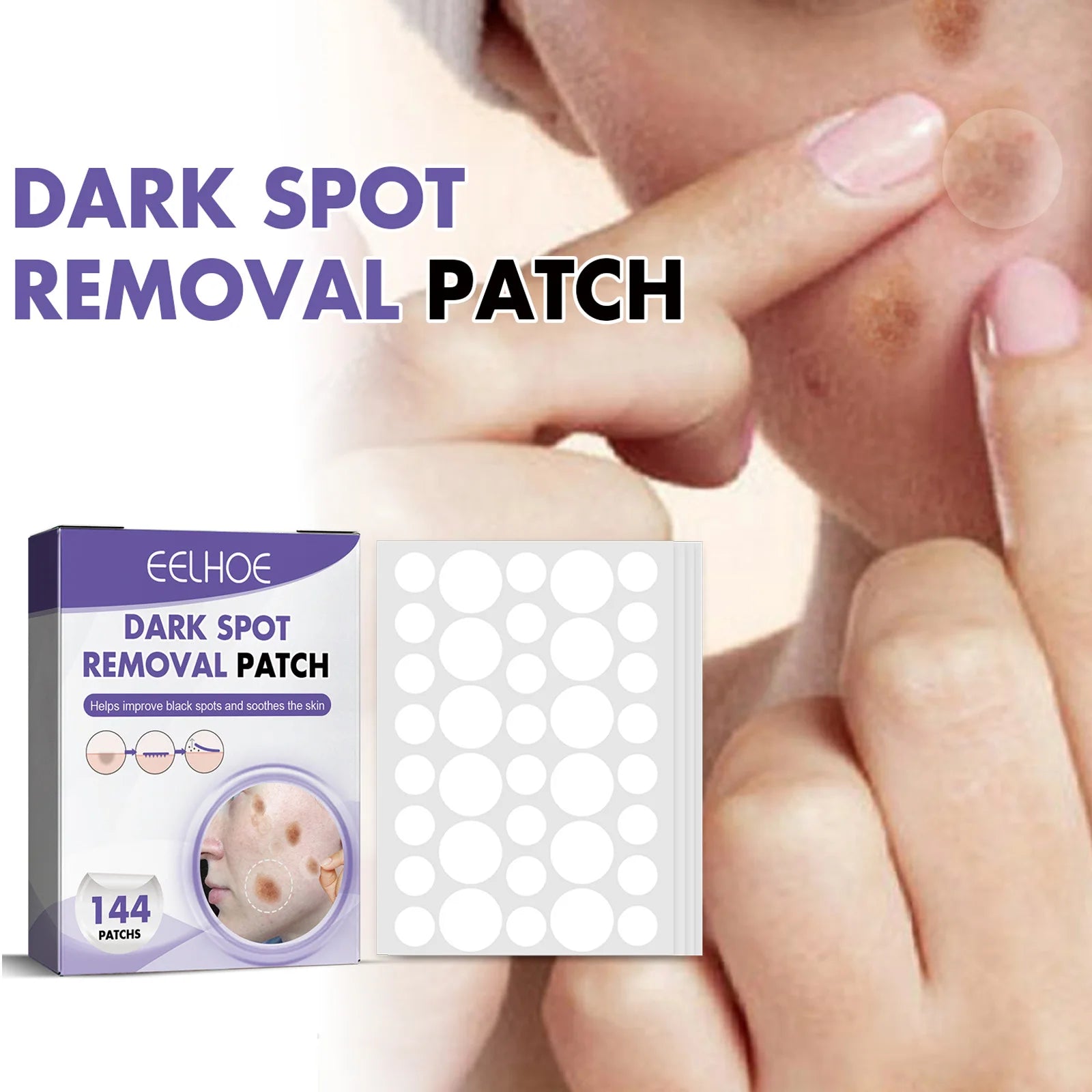 Face Dark Spot Correcting Patches Acne Patch Pimple Removal Concealer Brightening Lightening Melasma Invisible Spots Marks Cover Oasis Select