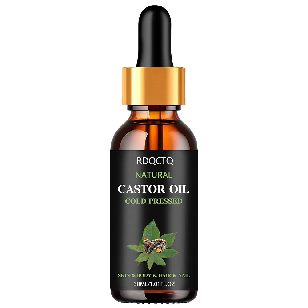 Organic Castor Oil Cold Pressed - Natural Moisturizer for DIY Skin Care & Hair Treatment Natural Carrier Oil Oasis Select 30g 1pcs