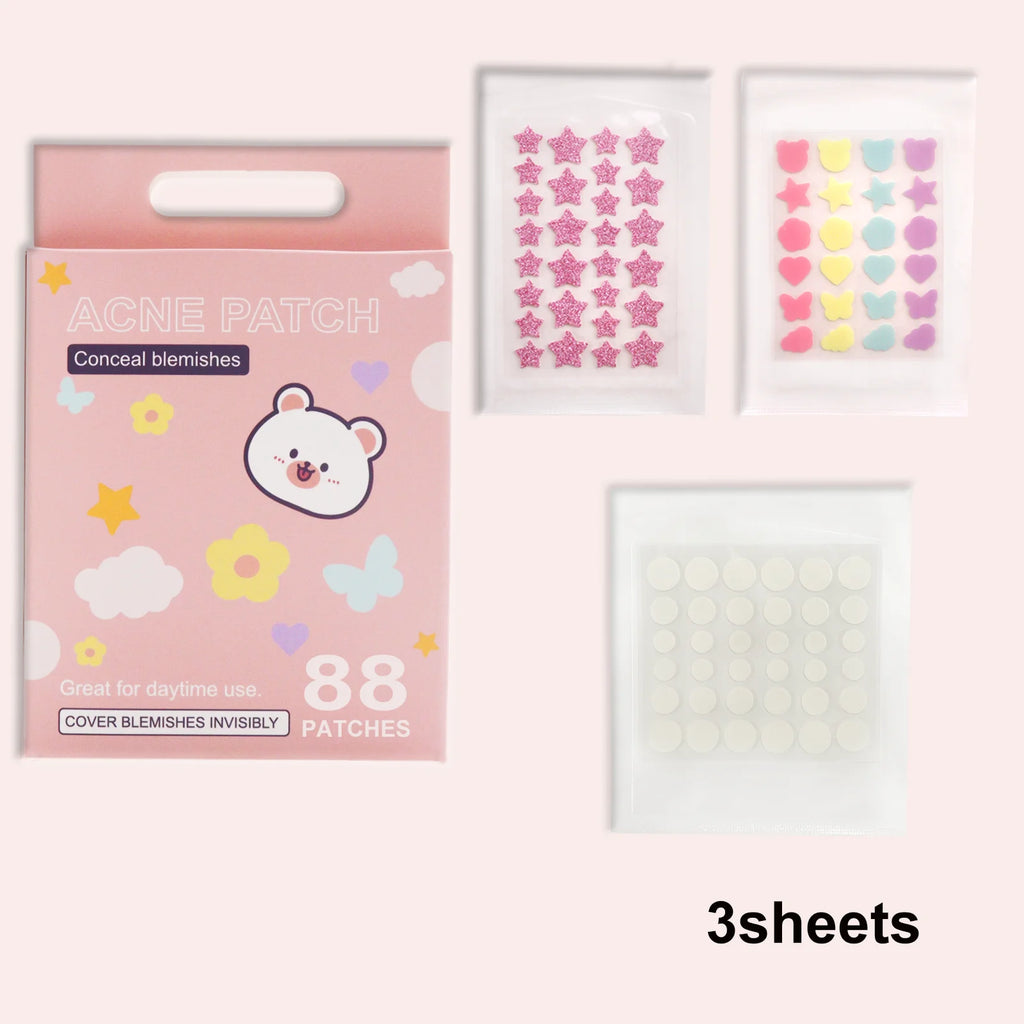 88-Pc Hydrocolloid Pimple Patches – Invisible Overnight Hydrocolloid Pimple Patch Oasis Select ACNEPATCH 176pcs