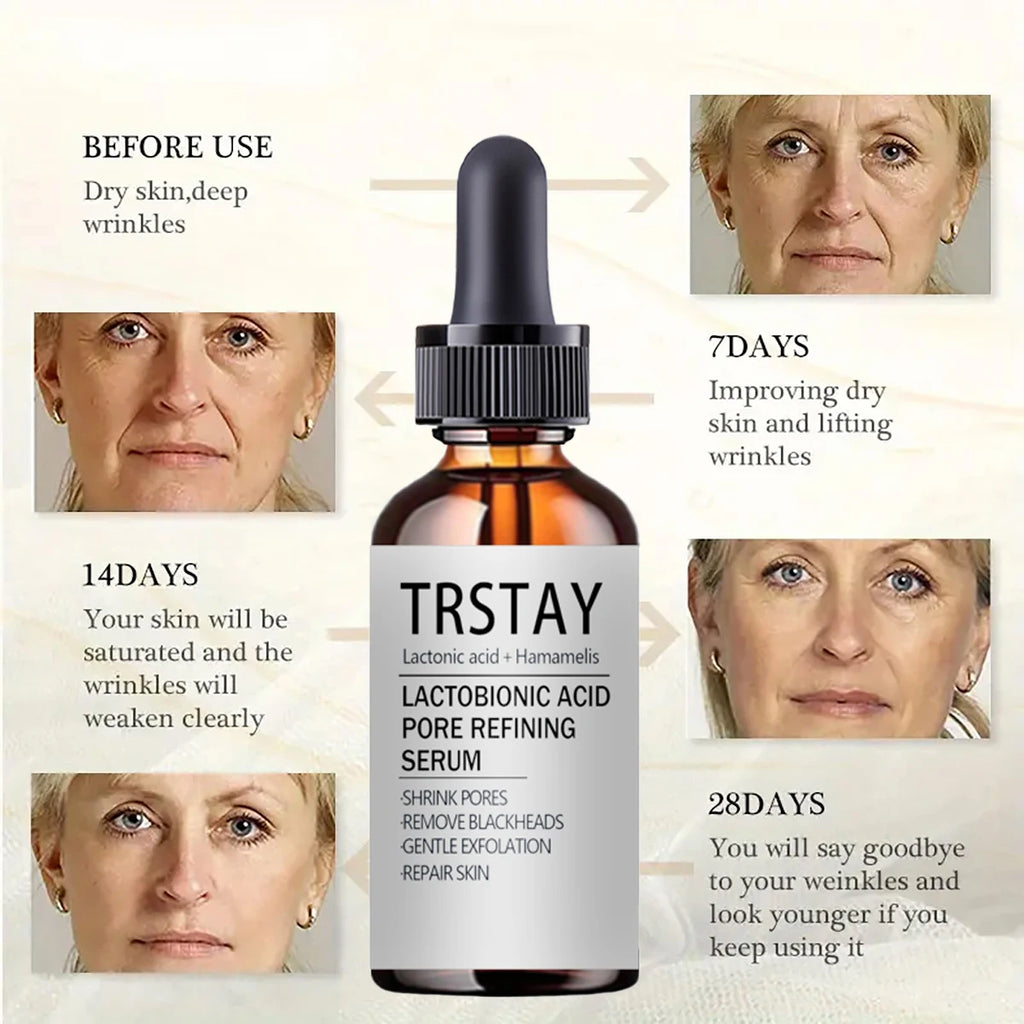 TRSTAY Lactobionic Acid Pore-Refining Brightening Face Serum