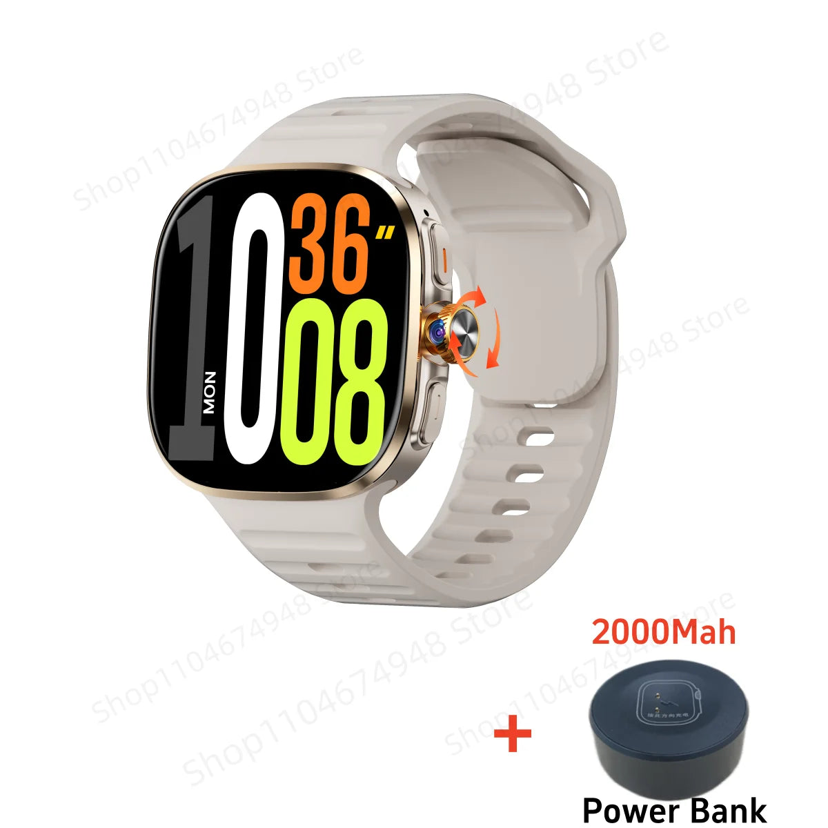 M99 Android 10 Smart Watch 4G SIM GPS AMOLED 8MP Camera