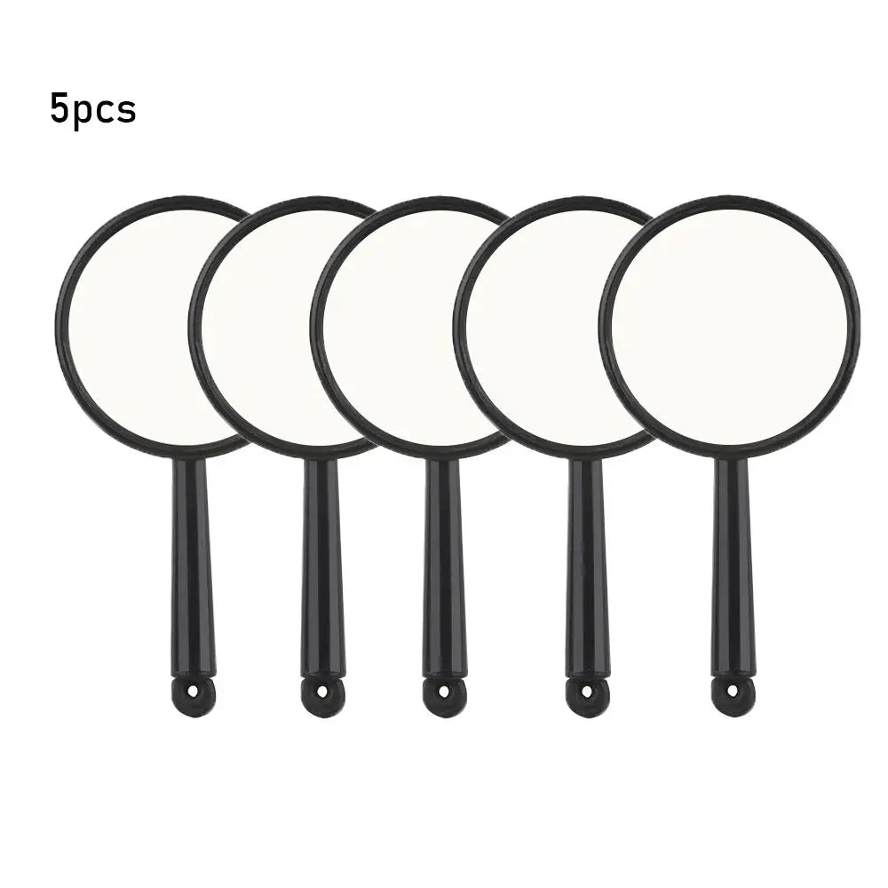 1/5/10pcs 5X Magnifying Loupe Reading Glass Lens Magnifier 25mm Hand Held Educational Tool Oasis Select 5pcs