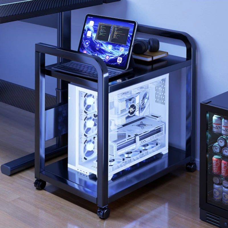 Computer host bracket simple multi-layer removable chassis storage rack minimalist wind table trolley Oasis Select
